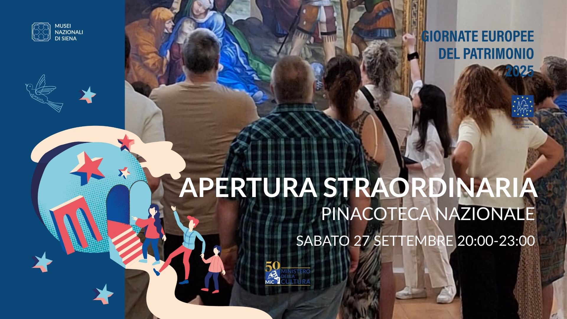 GEP 2025: Apertura straordinaria serale della Pinacoteca Nazionale di Siena